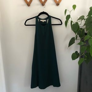Emerald green cocktail dress